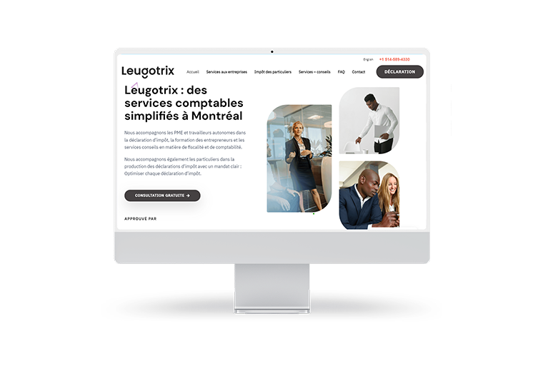 leugotrix création de site web