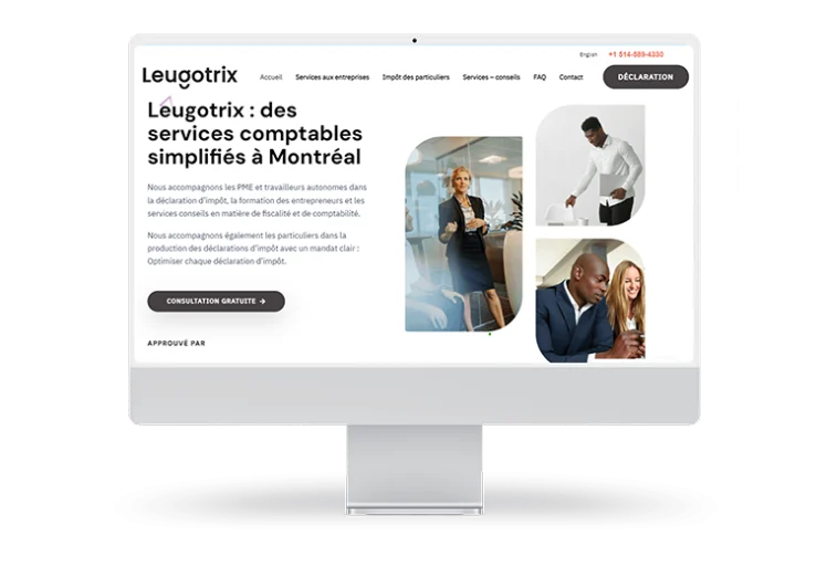 leugotrix création de site web