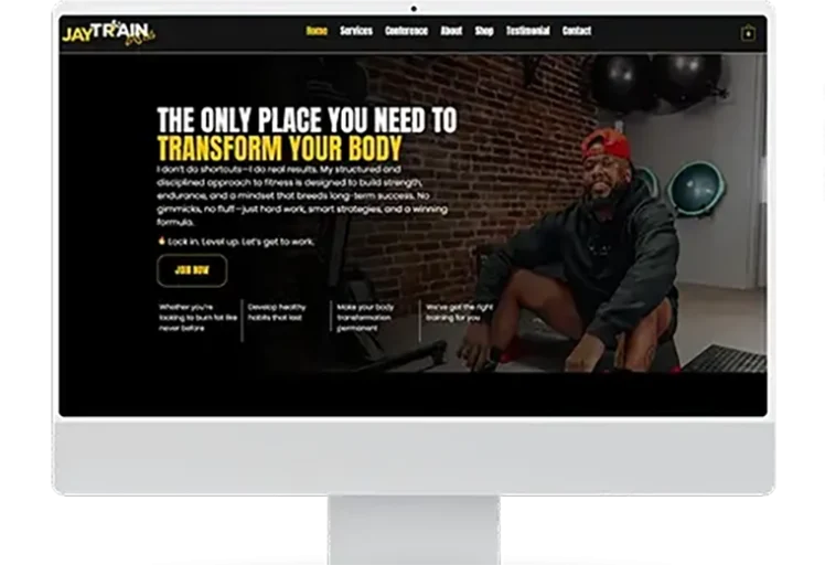 Jaytrain web design-création de site web