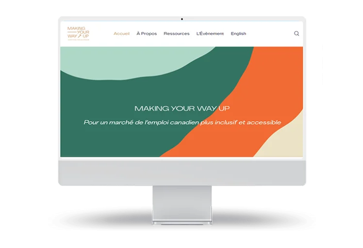 Making Your Way Up web design et création de site